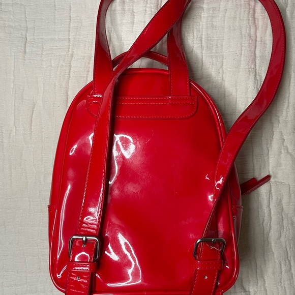 Red mini backpack - Picture 2 of 3